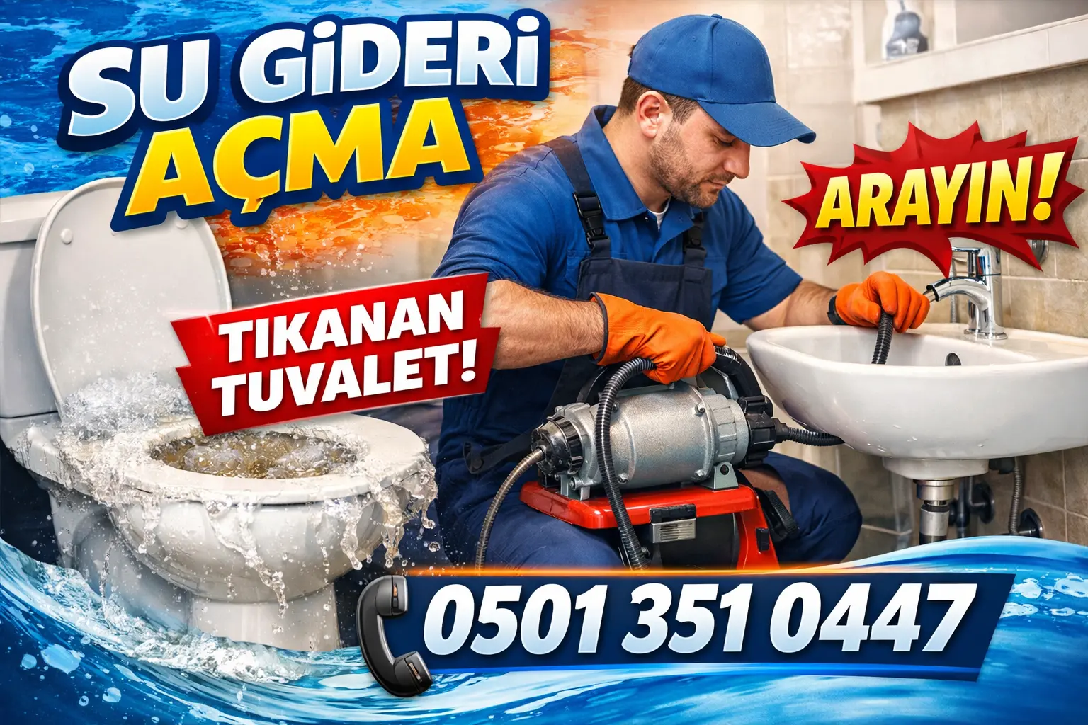 Seyhan Su Gideri Açma 0501 351 0447