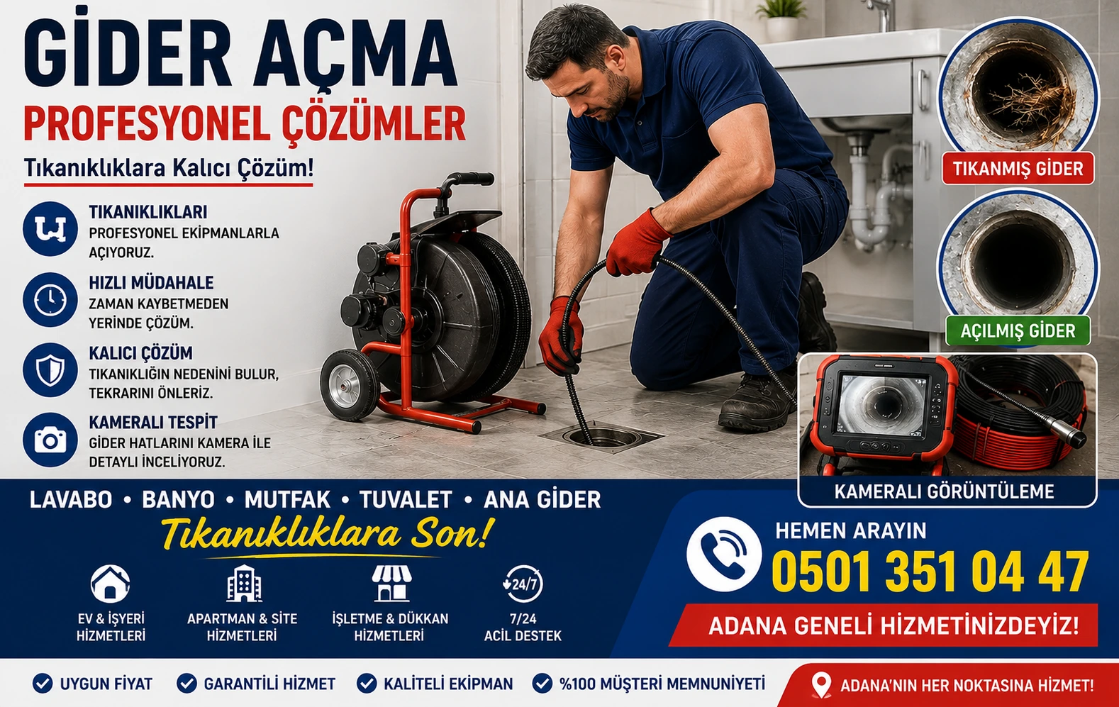 Adana Su Tesisatçısı Veysel Usta
